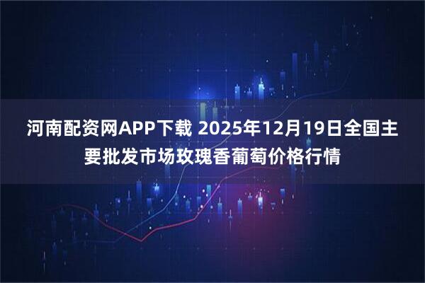 河南配资网APP下载 2025年12月19日全国主要批发市场玫瑰香葡萄价格行情