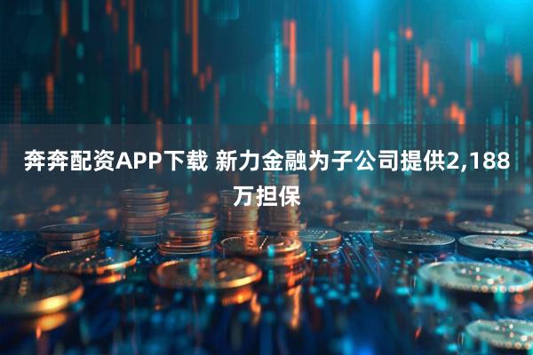 奔奔配资APP下载 新力金融为子公司提供2,188万担保