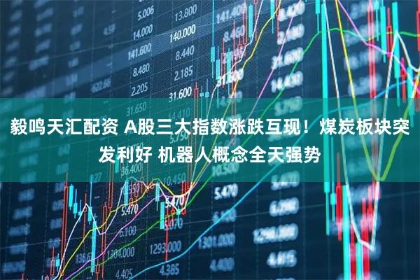毅鸣天汇配资 A股三大指数涨跌互现！煤炭板块突发利好 机器人概念全天强势